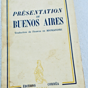 Argentine Amorim: Vorstellung von Buenos Aires 1938