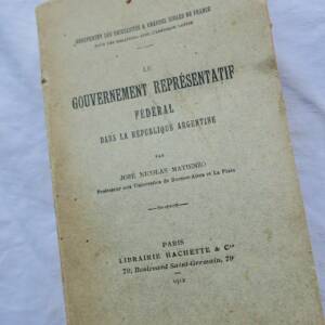Argentine Le gouvernement représentatif fédéral dans la République Argentine