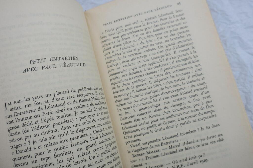 Letters exploring French literary figures
