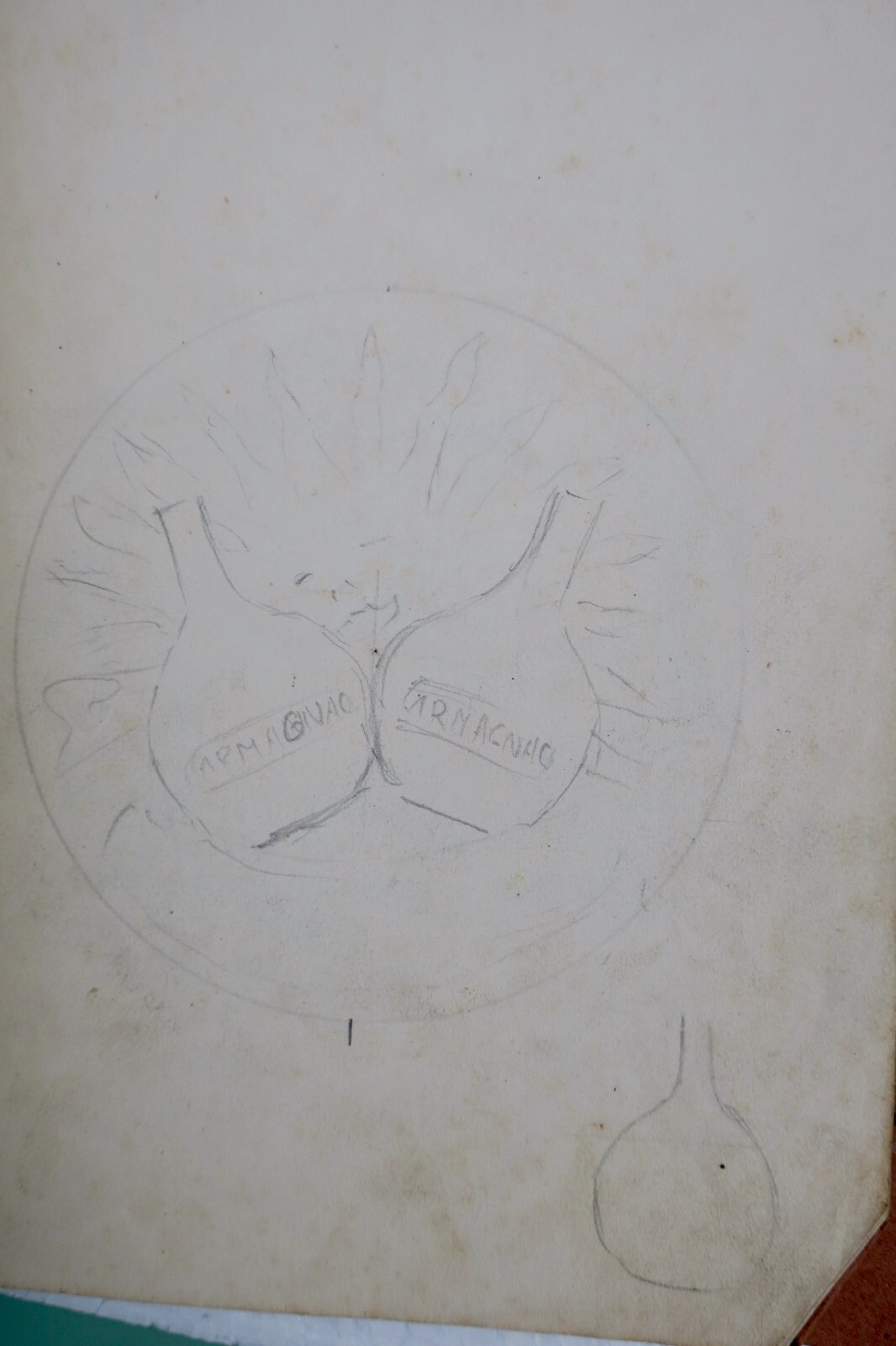 Armagnac Label: Original Drawings and Sketches - Image 3