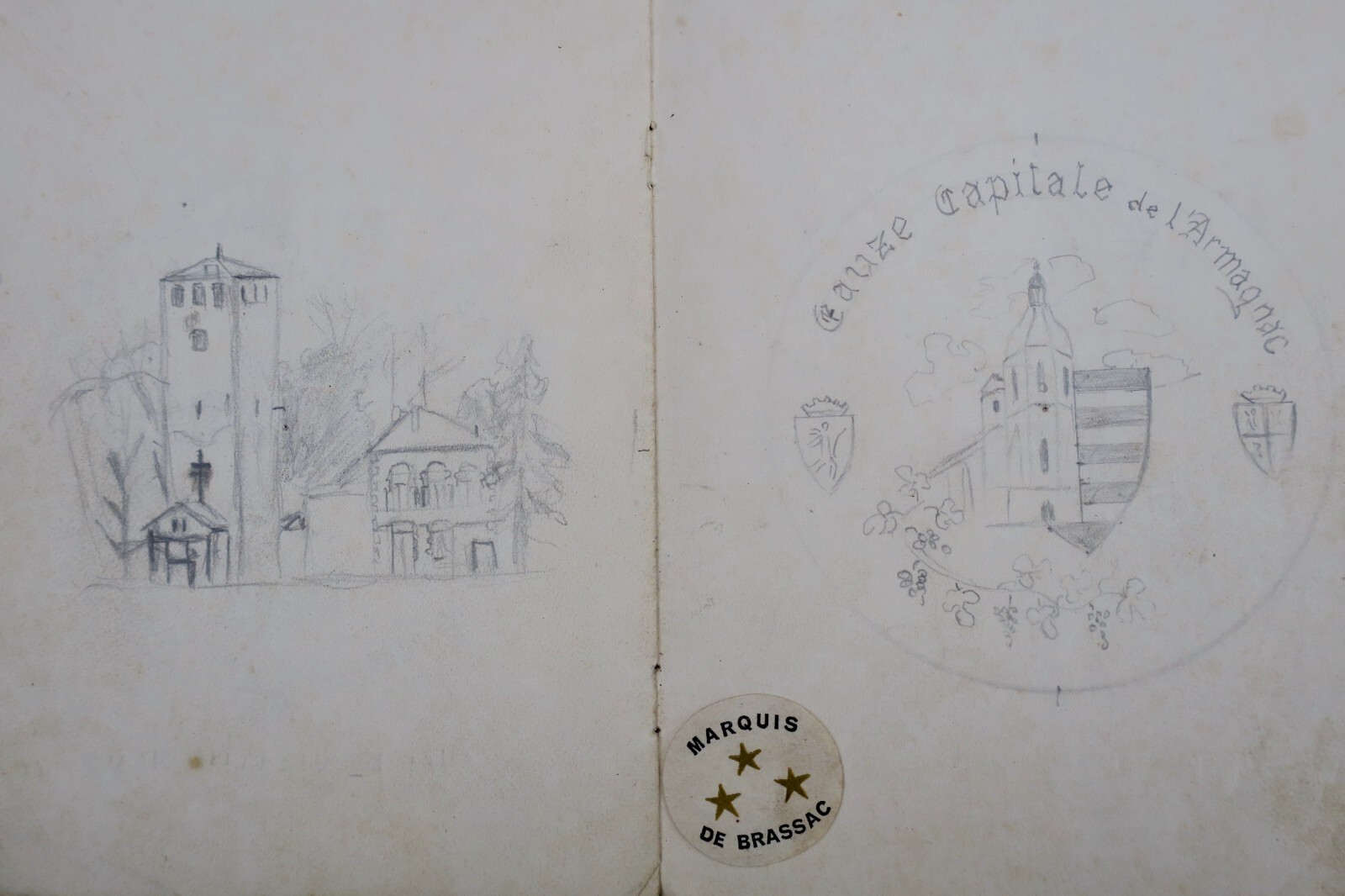 Armagnac Label: Original Drawings and Sketches - Image 4