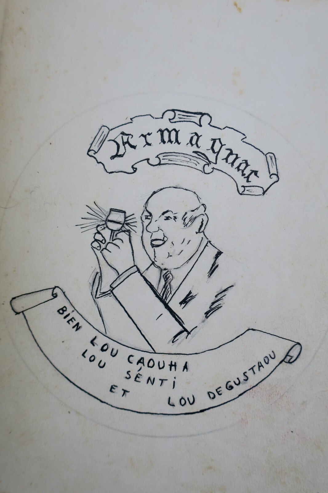 Armagnac Label: Original Drawings and Sketches - Image 9