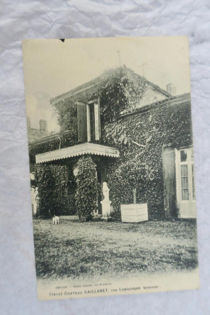 Autographed postcard from Arman de Caillavet
