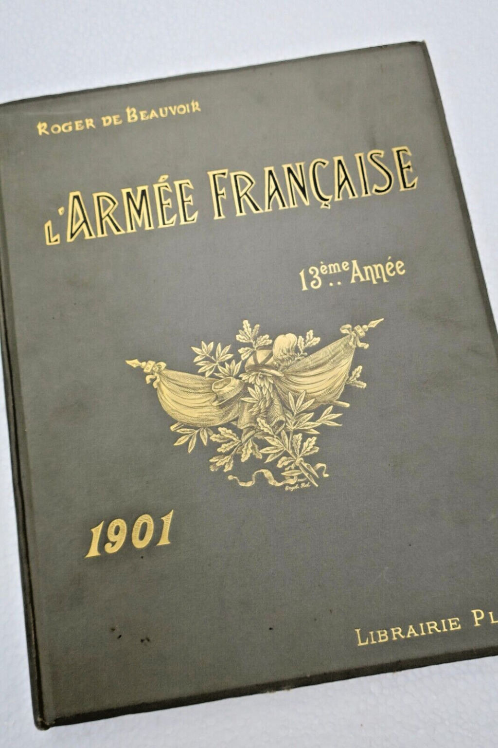 Französisches Armeejahrbuch 1901 mit Widmung