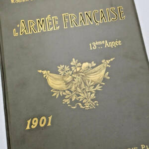 French Army Album Directory 13th Year 1901 + signing