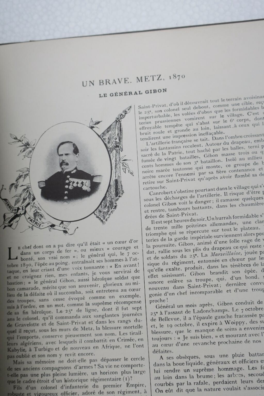 Französisches Armeejahrbuch 1901 mit Widmung
