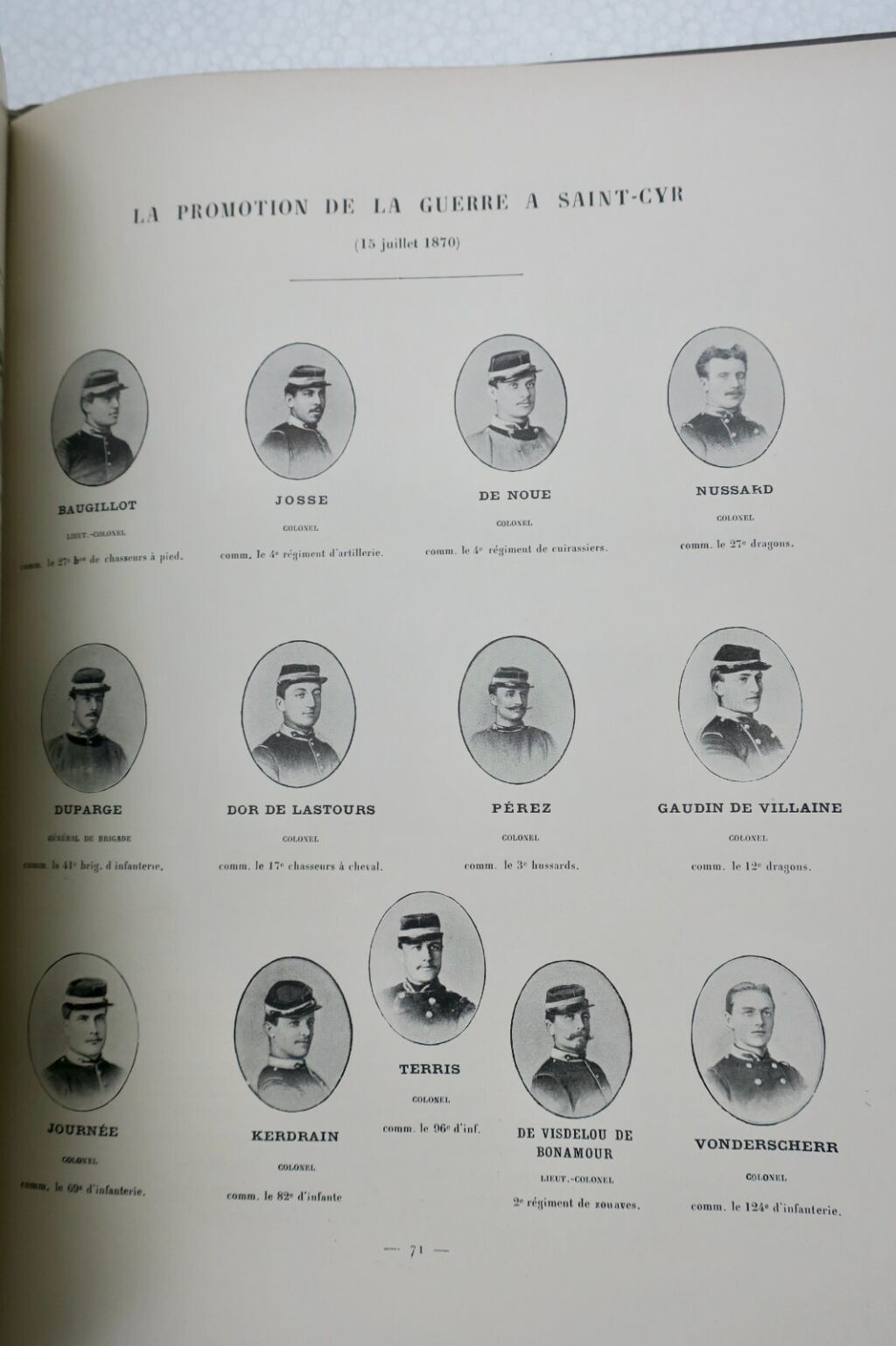 Französisches Armeejahrbuch 1901 mit Widmung