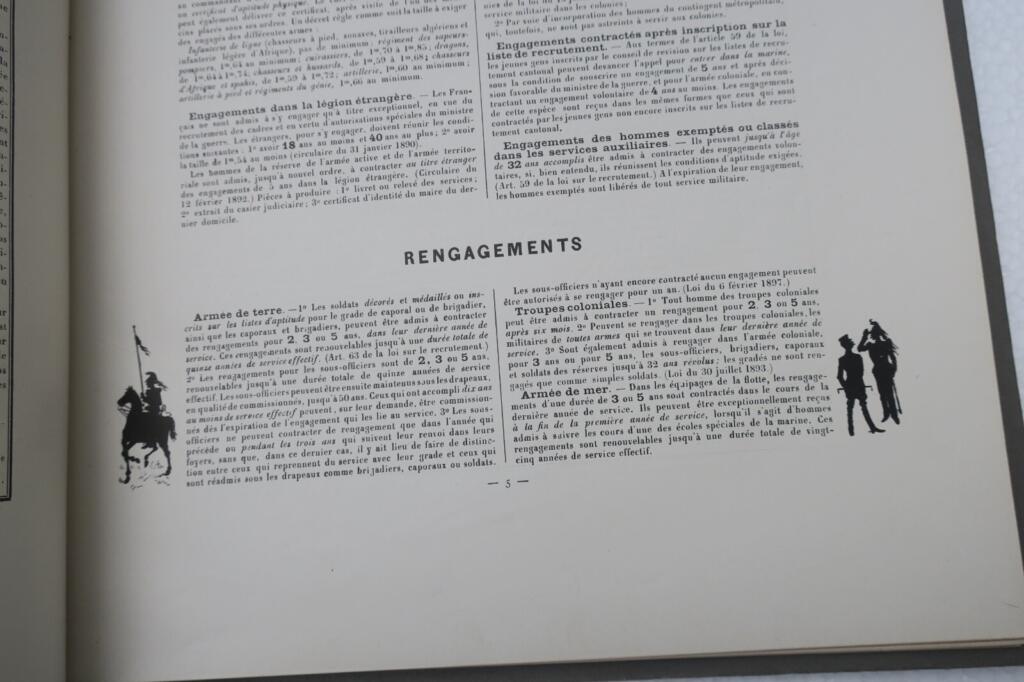 French Army Album Yearbook 1901