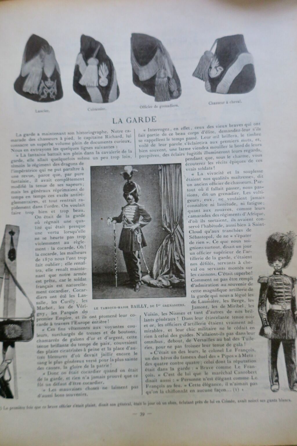 ARMEE FRANCAISE ALBUM ANNUAIRE ANNEE 1898 + dédicace