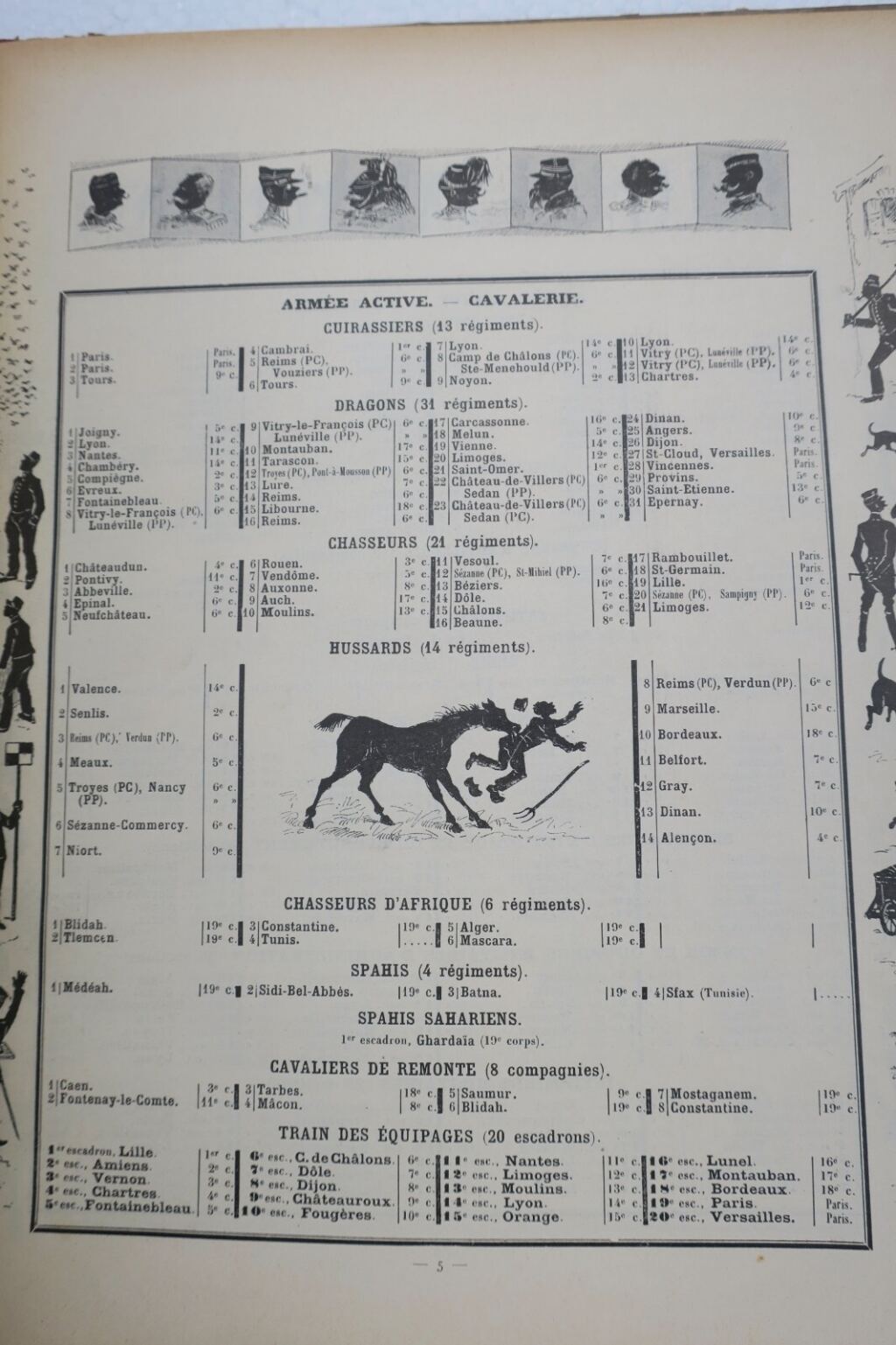 French Army Yearbook Album 1898