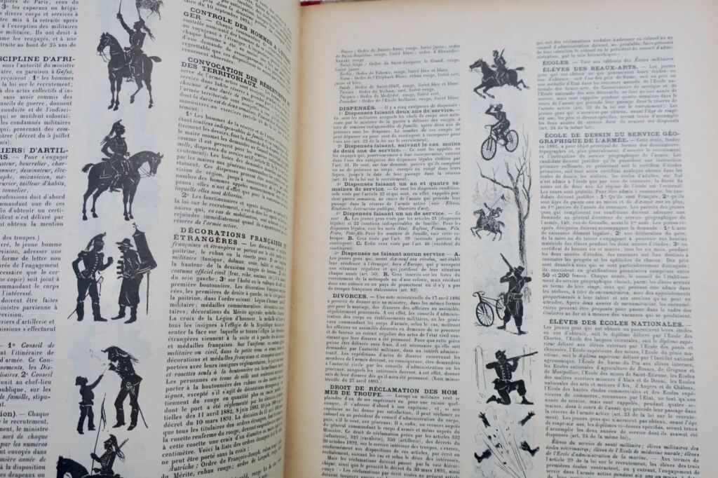 French Army Yearbook Album 1898