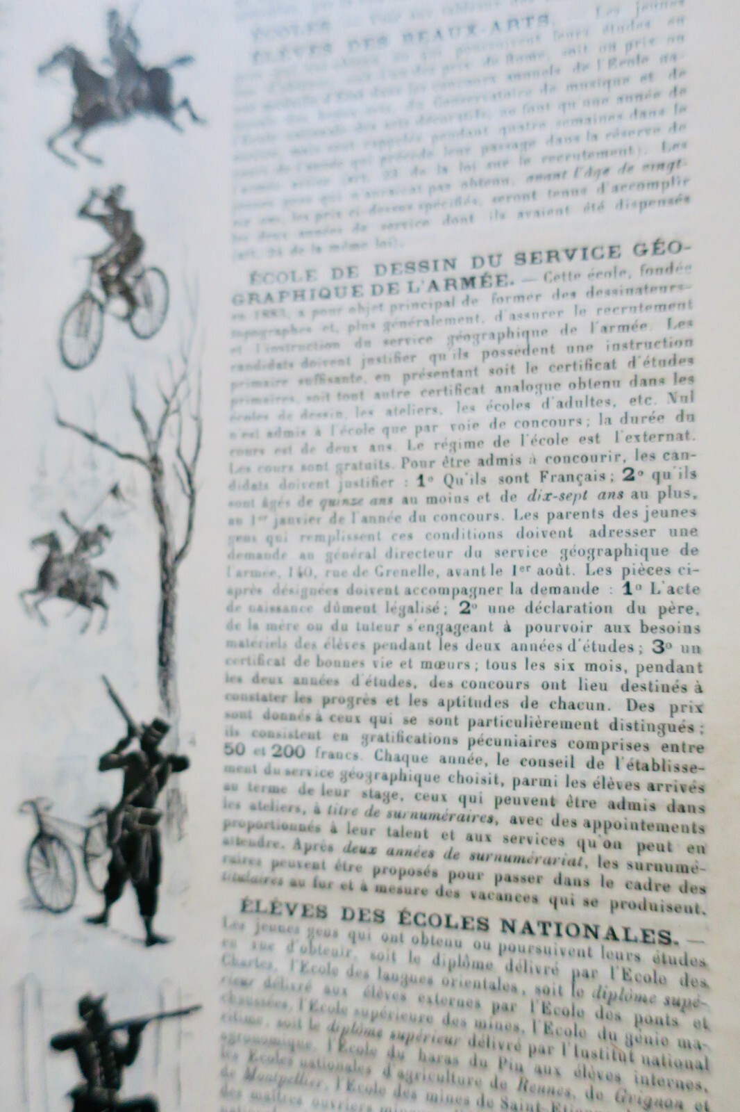 Französisches Heeresalmanach mit Autorenwidmung 1898 - Image 9
