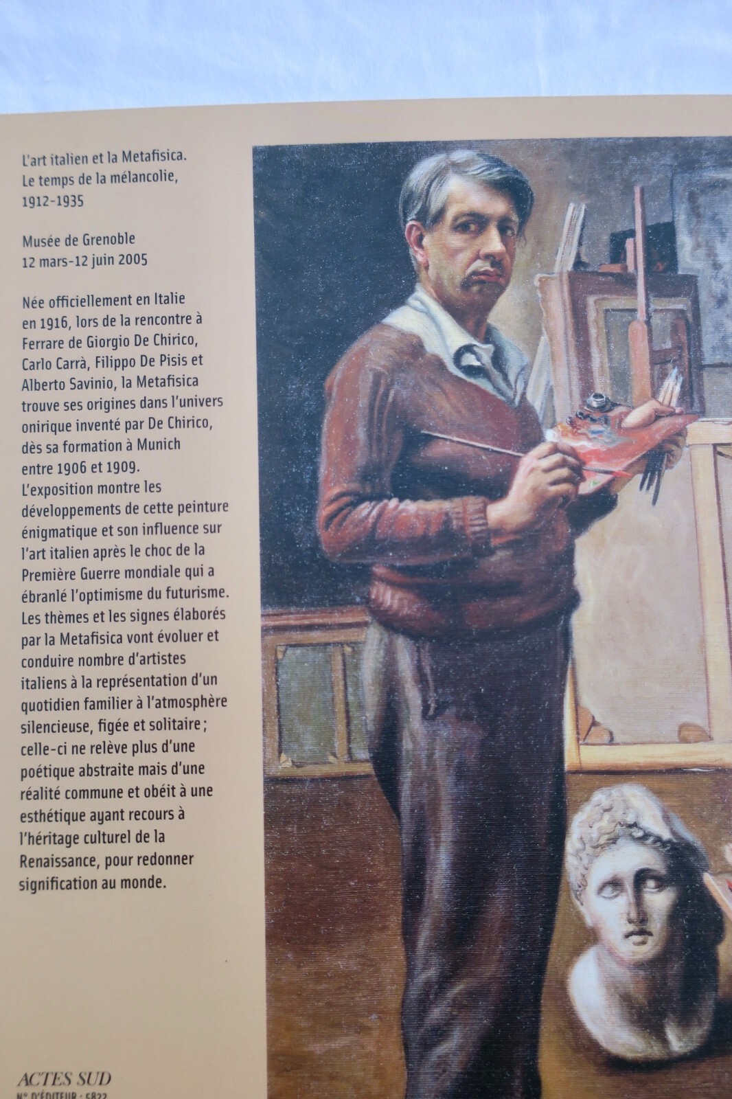 意大利艺术与形而上学<span class="lla-card-orig-wrap"><span class="lla-card-orig">❦ art italien et la Metafisica: Le temps de la mélancolie</span></span> - La Librairie Antique