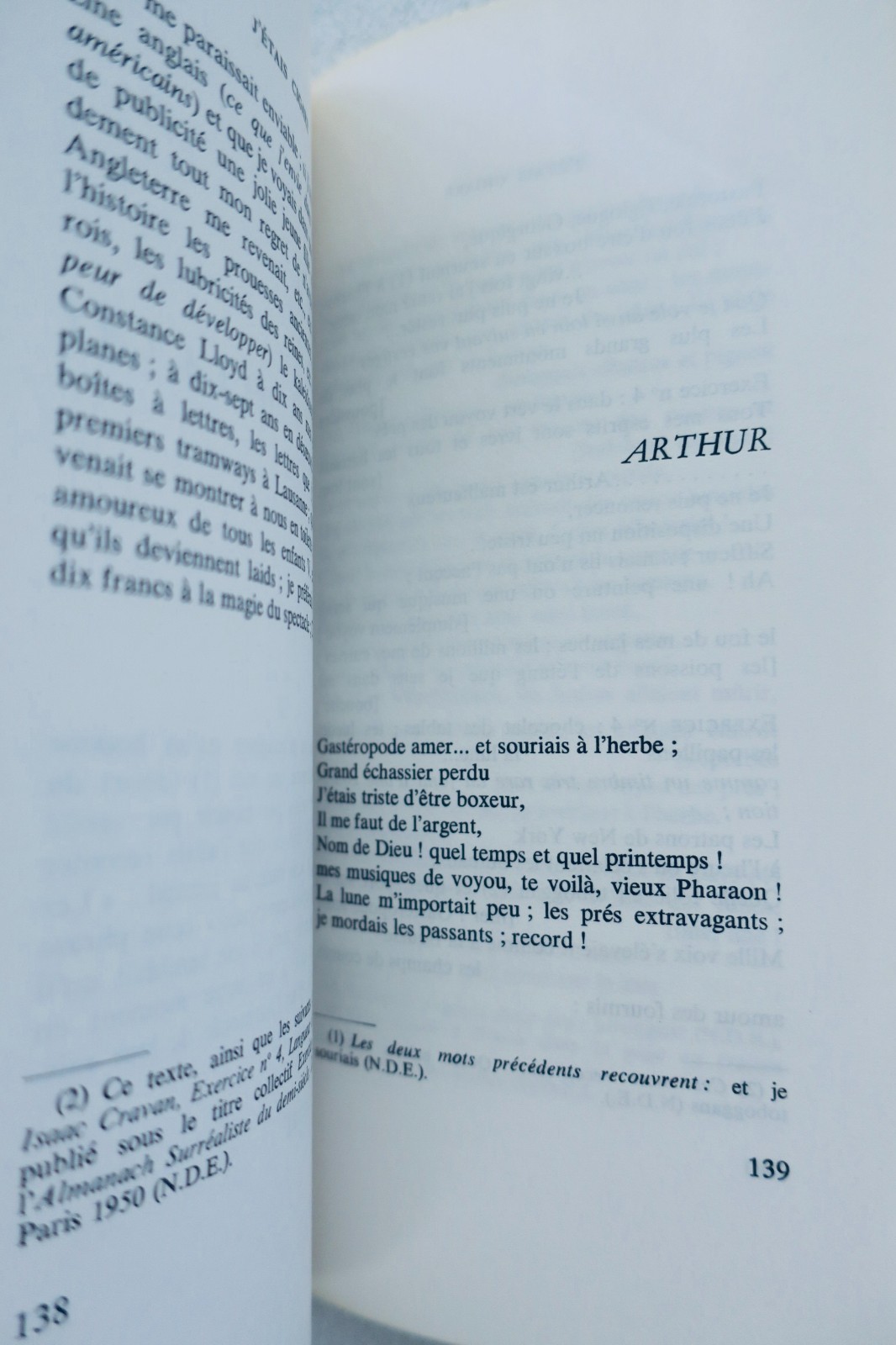 A unique look at identity and art<span class="lla-card-orig-wrap"><span class="lla-card-orig">❦ Arthur CRAVAN ” J’étais cigare “</span></span> - La Librairie Antique