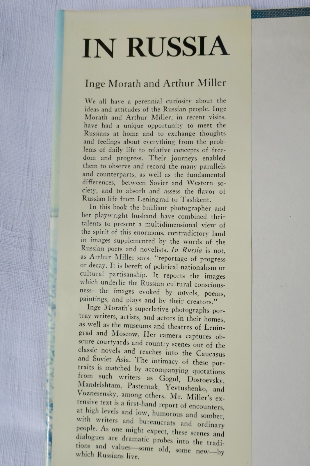 Arthur Miller In Russia 1969 – Image 15