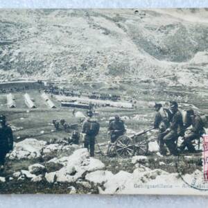 Artillerie de montagne GEBIRGSARTILLERIE Zurich 1910