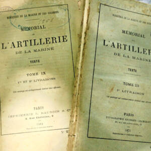 Artillerie MINISTERE.. ET DES COLONIES M.RIAL DE L'ARTILLERIE DE LA MARINE