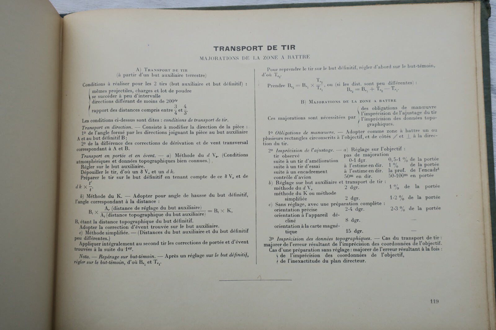 Fortgeschrittene Militärische Artillerie-Ausbildung<span class="lla-card-orig-wrap"><span class="lla-card-orig">❦ Artillerie préparation militaire supérieure</span></span> - La Librairie Antique