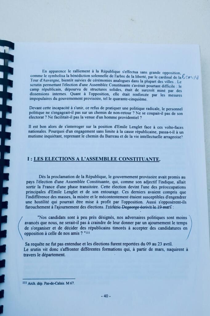 Biographical study of Émile Lenglet