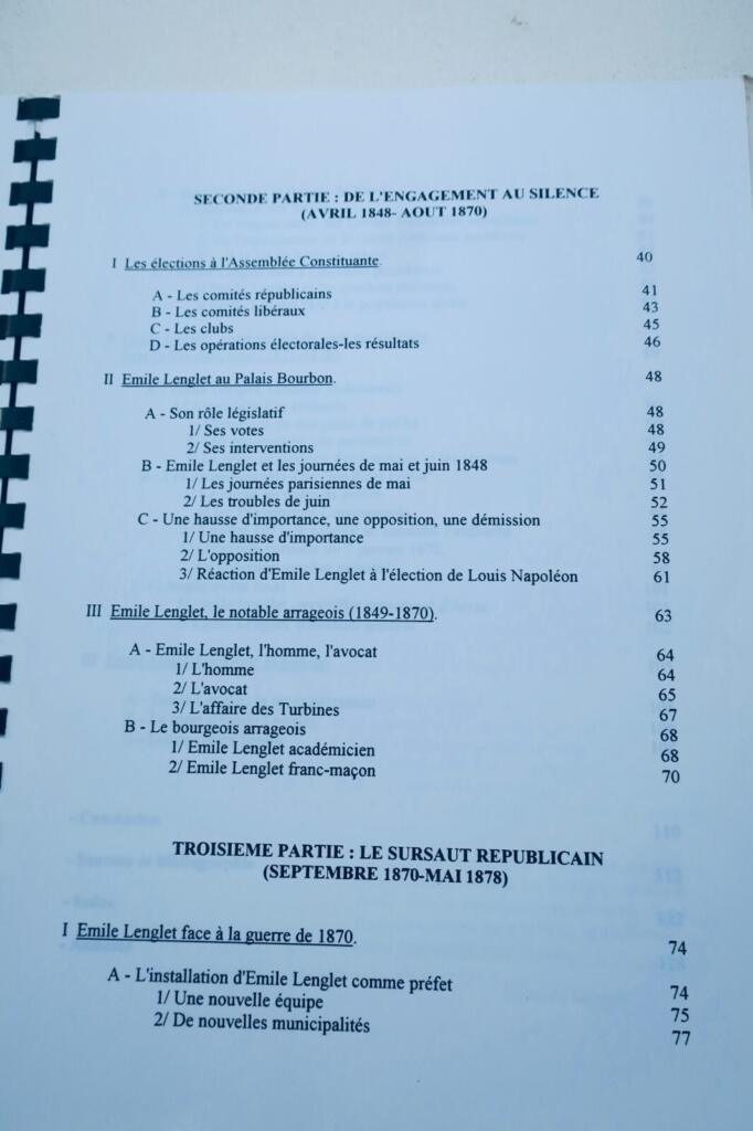 Biographical study of Émile Lenglet