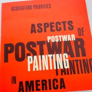 ASPECT OF POSTWAR PAINTING IN AMERICA