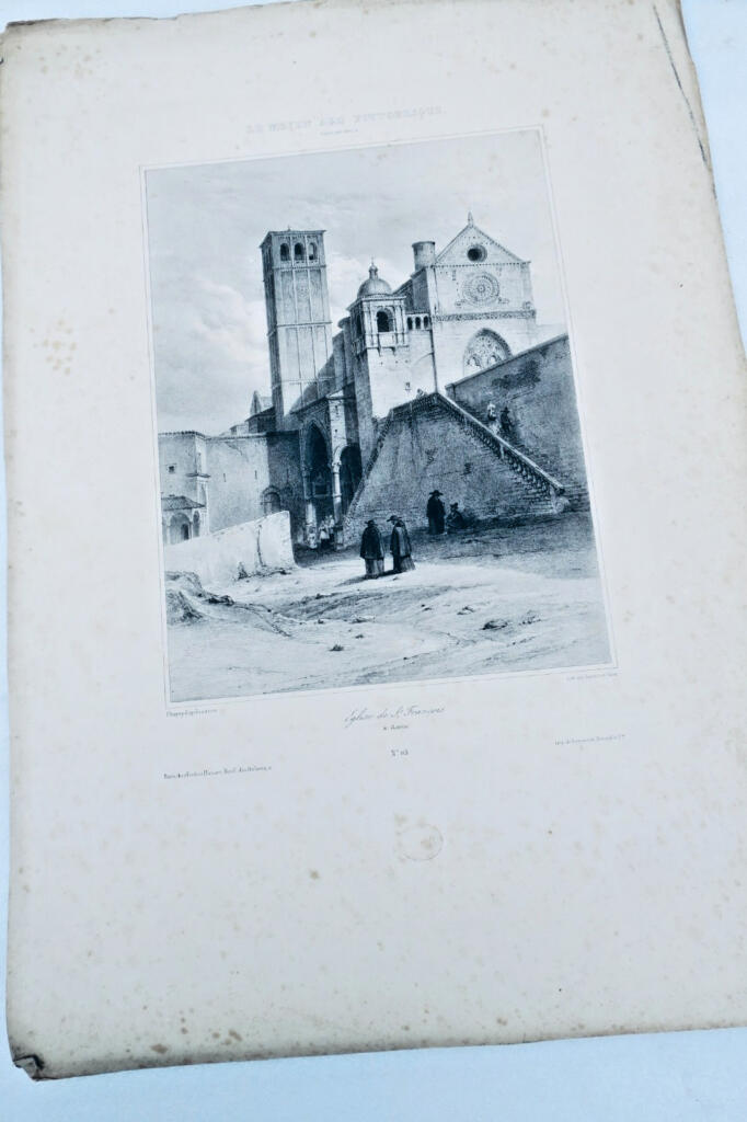 Church of Saint Francis - Architectural Lithograph