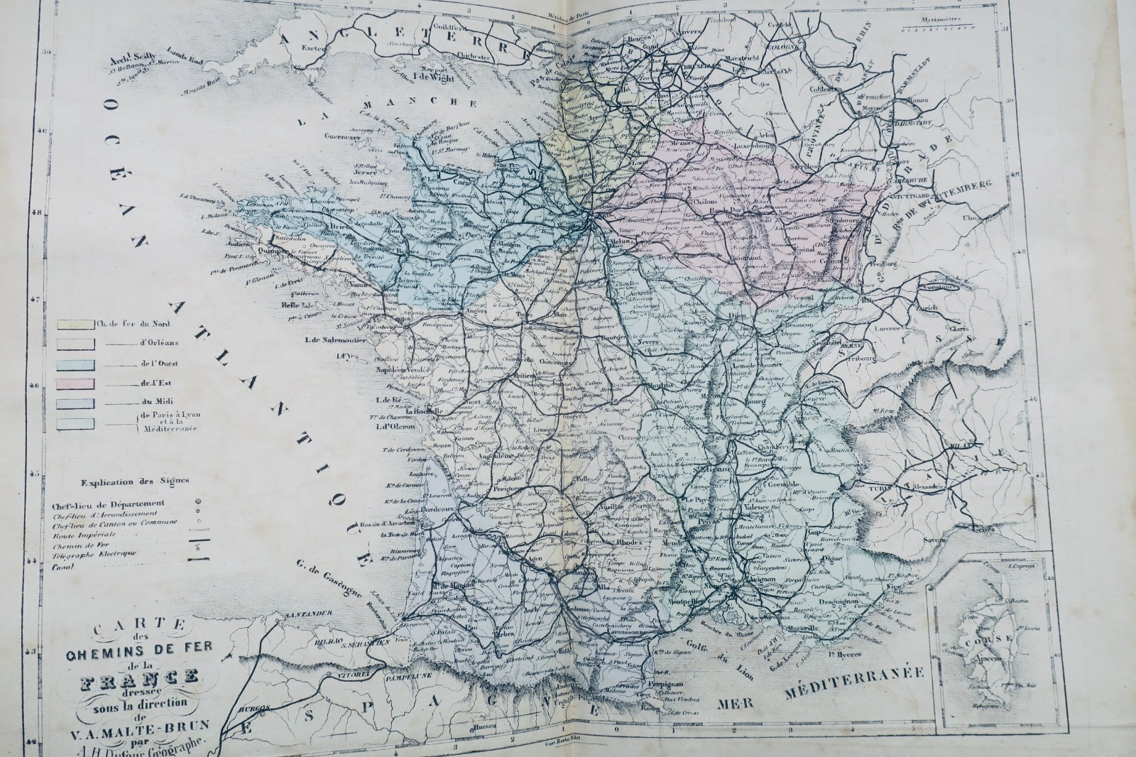 atlas DUFOUR La France Illustrée 92 cartes circa 1850 – Image 3