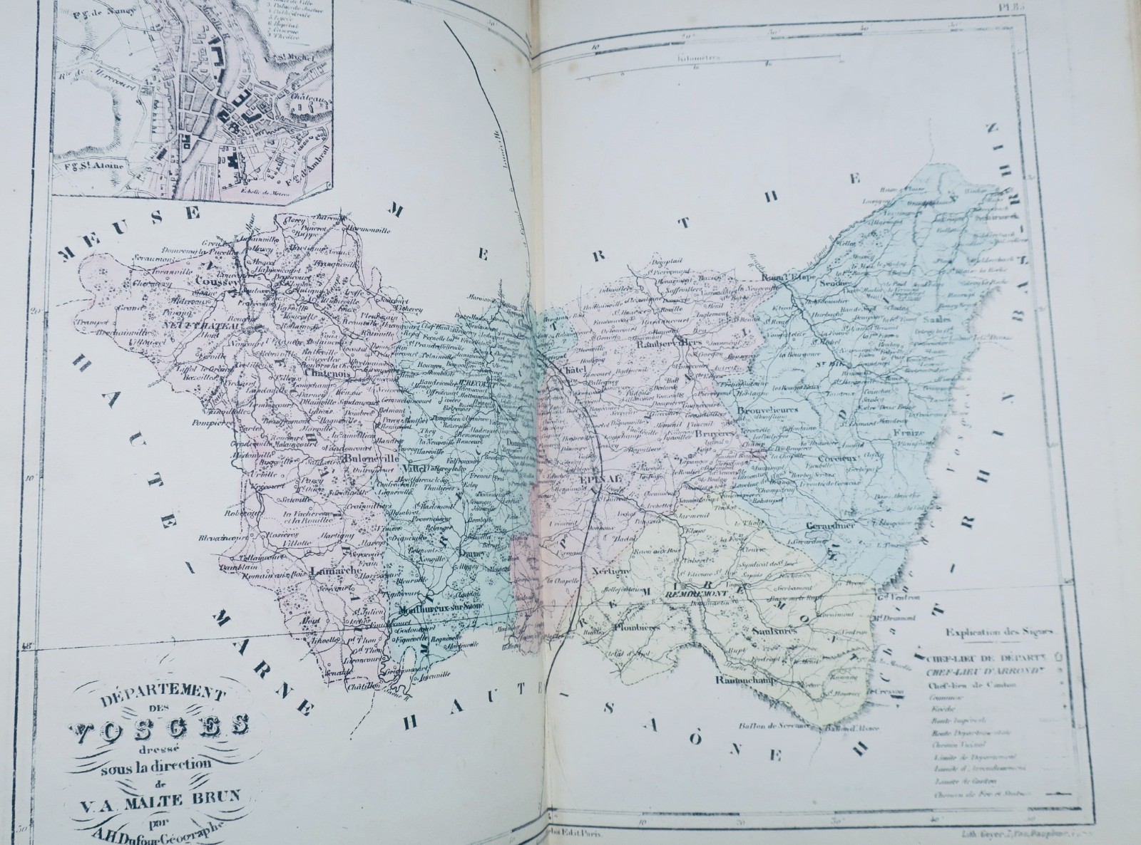 atlas DUFOUR La France Illustrée 92 cartes circa 1850 – Image 7