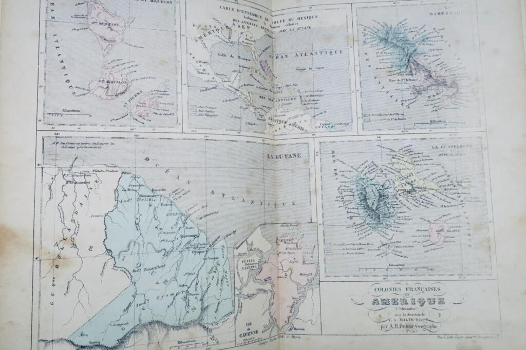 atlas DUFOUR La France Illustrée 92 cartes circa 1850