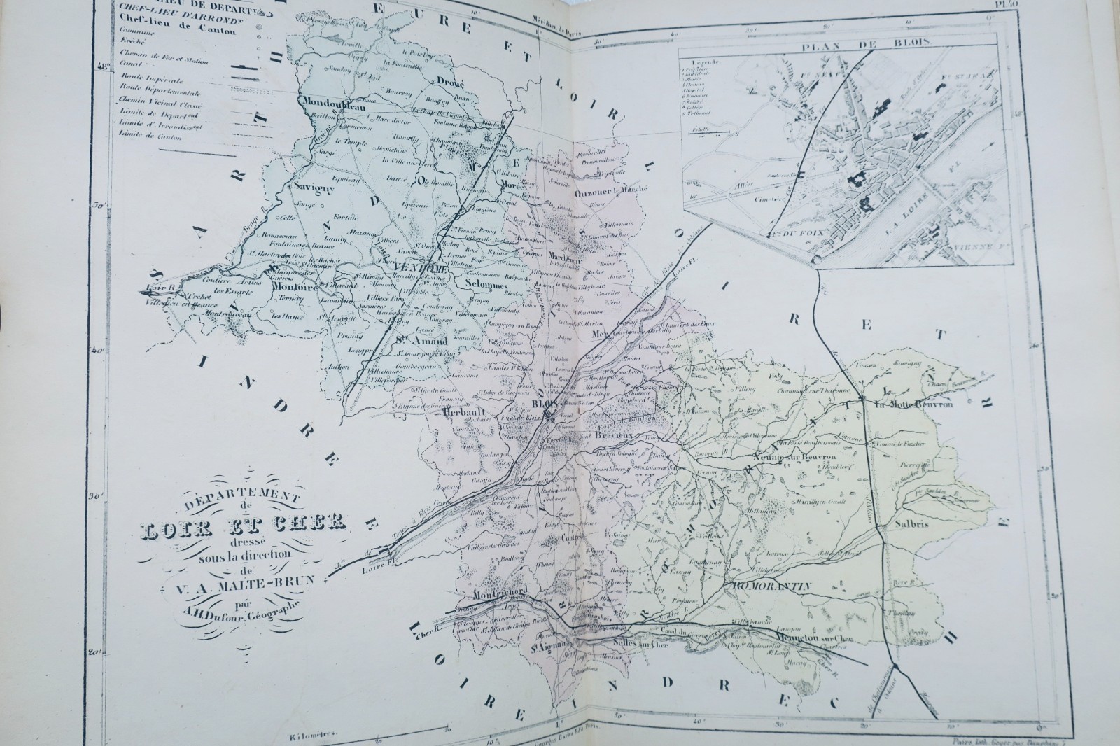 atlas DUFOUR La France Illustrée 92 cartes circa 1850 – Image 2