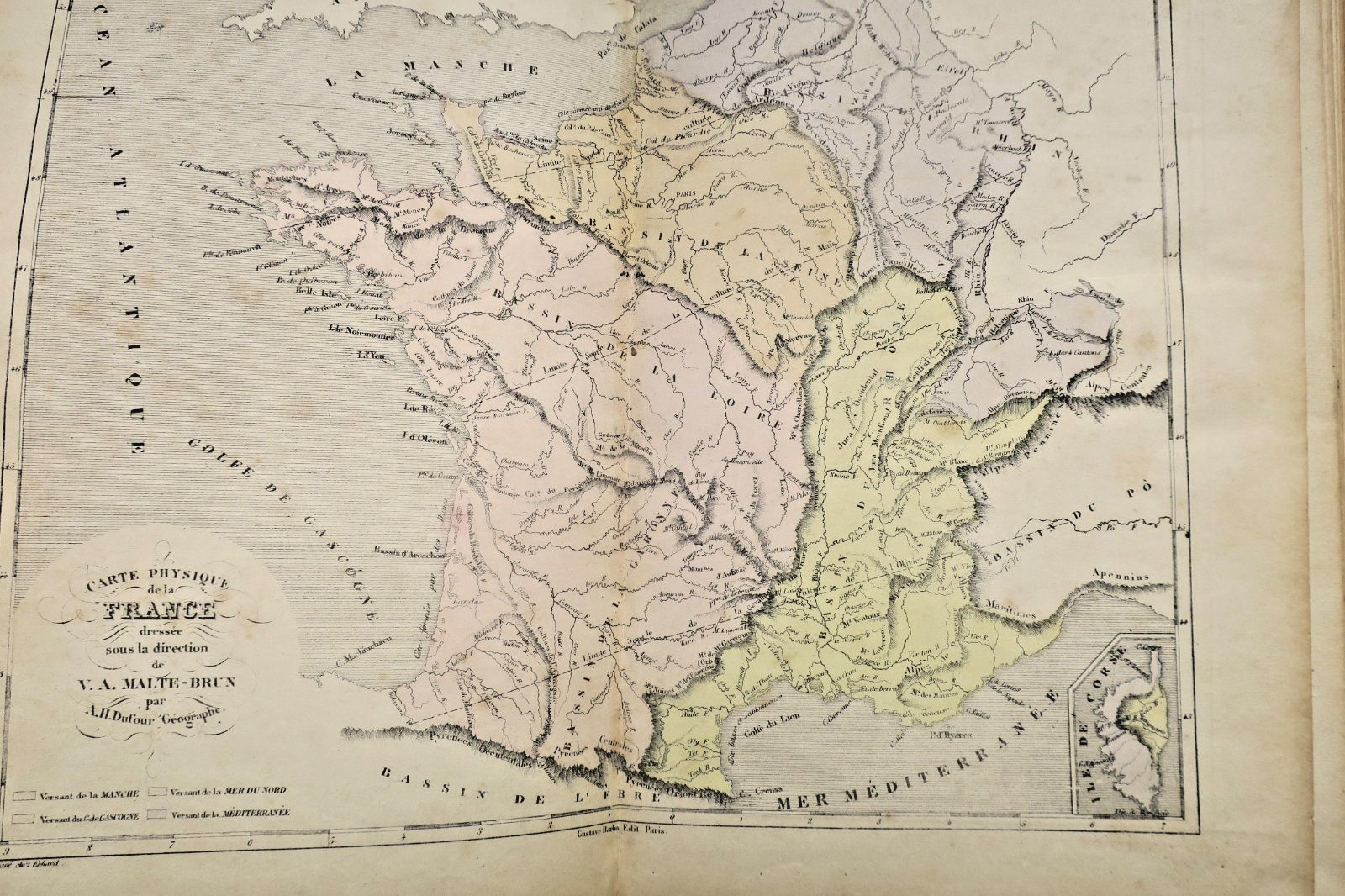 atlas DUFOUR La France Illustrée 92 cartes circa 1850 – Image 11