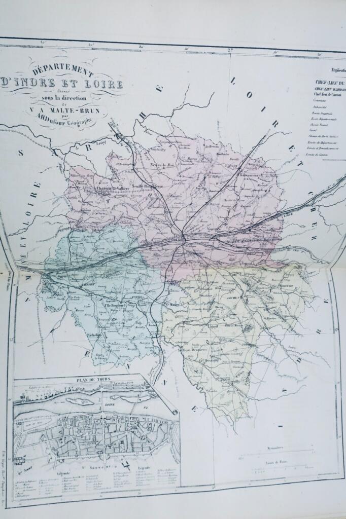 atlas DUFOUR La France Illustrée 92 cartes circa 1850