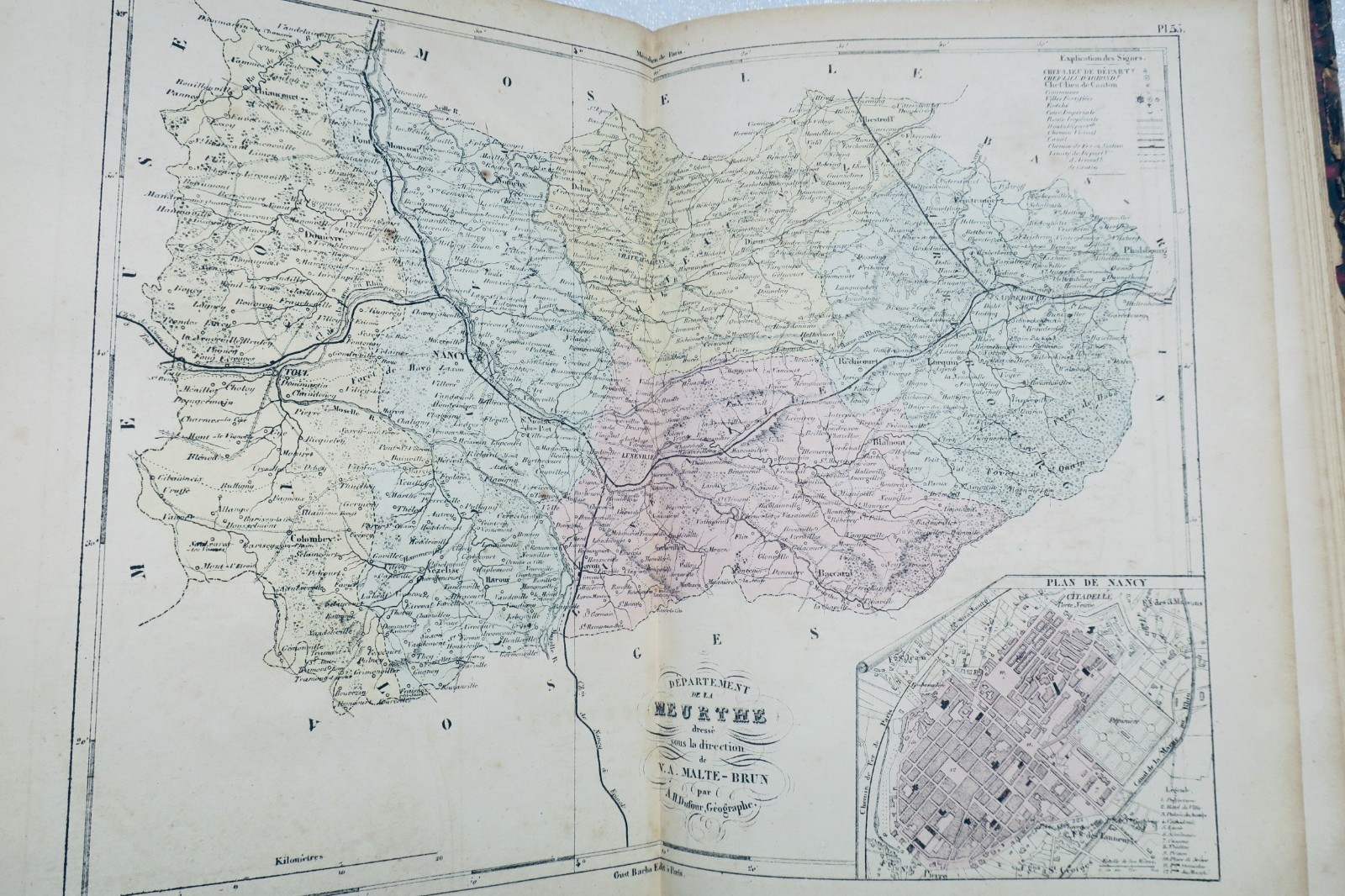 atlas DUFOUR La France Illustrée 92 cartes circa 1850 – Image 14