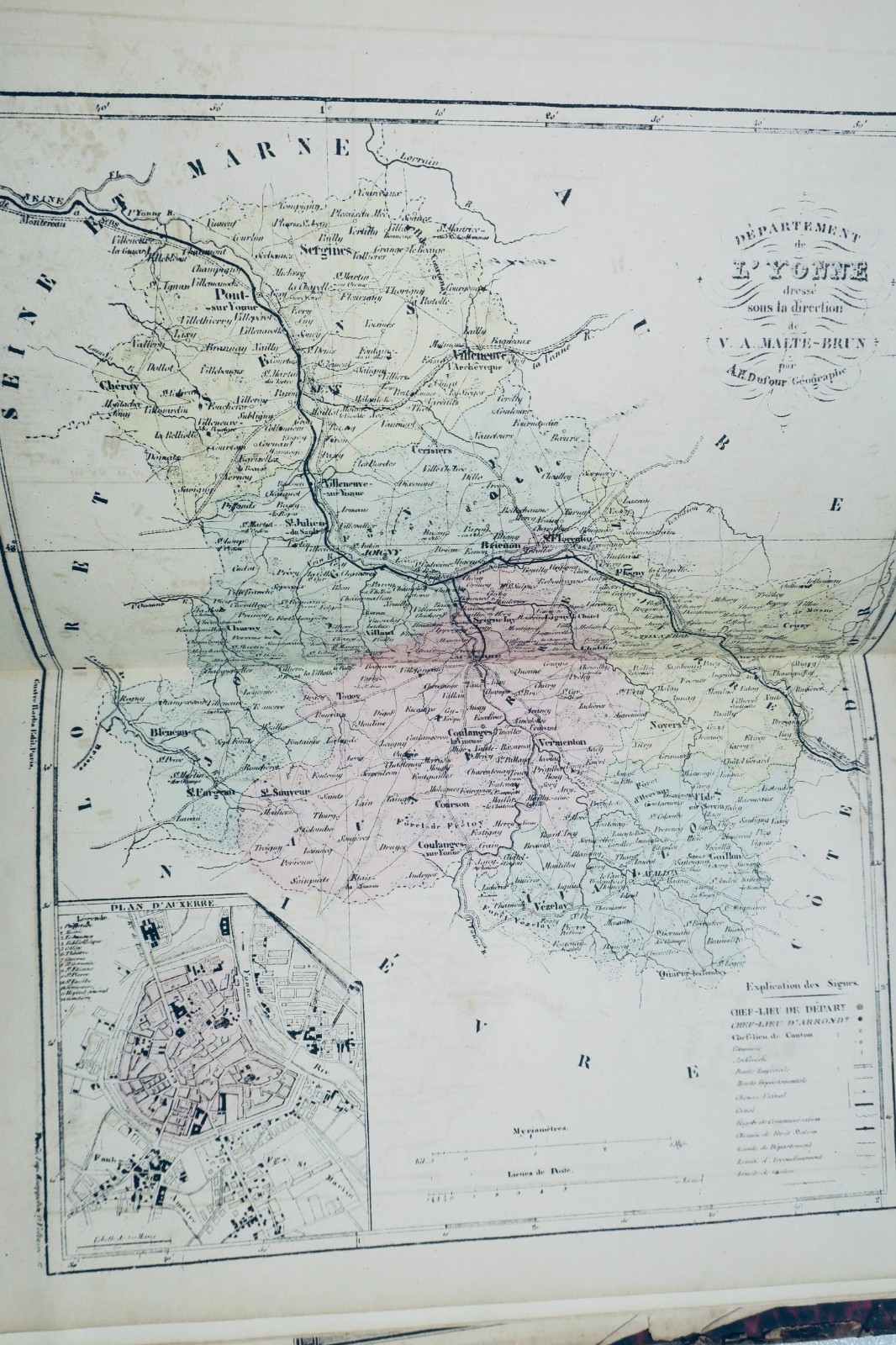 atlas DUFOUR La France Illustrée 92 cartes circa 1850 – Image 8