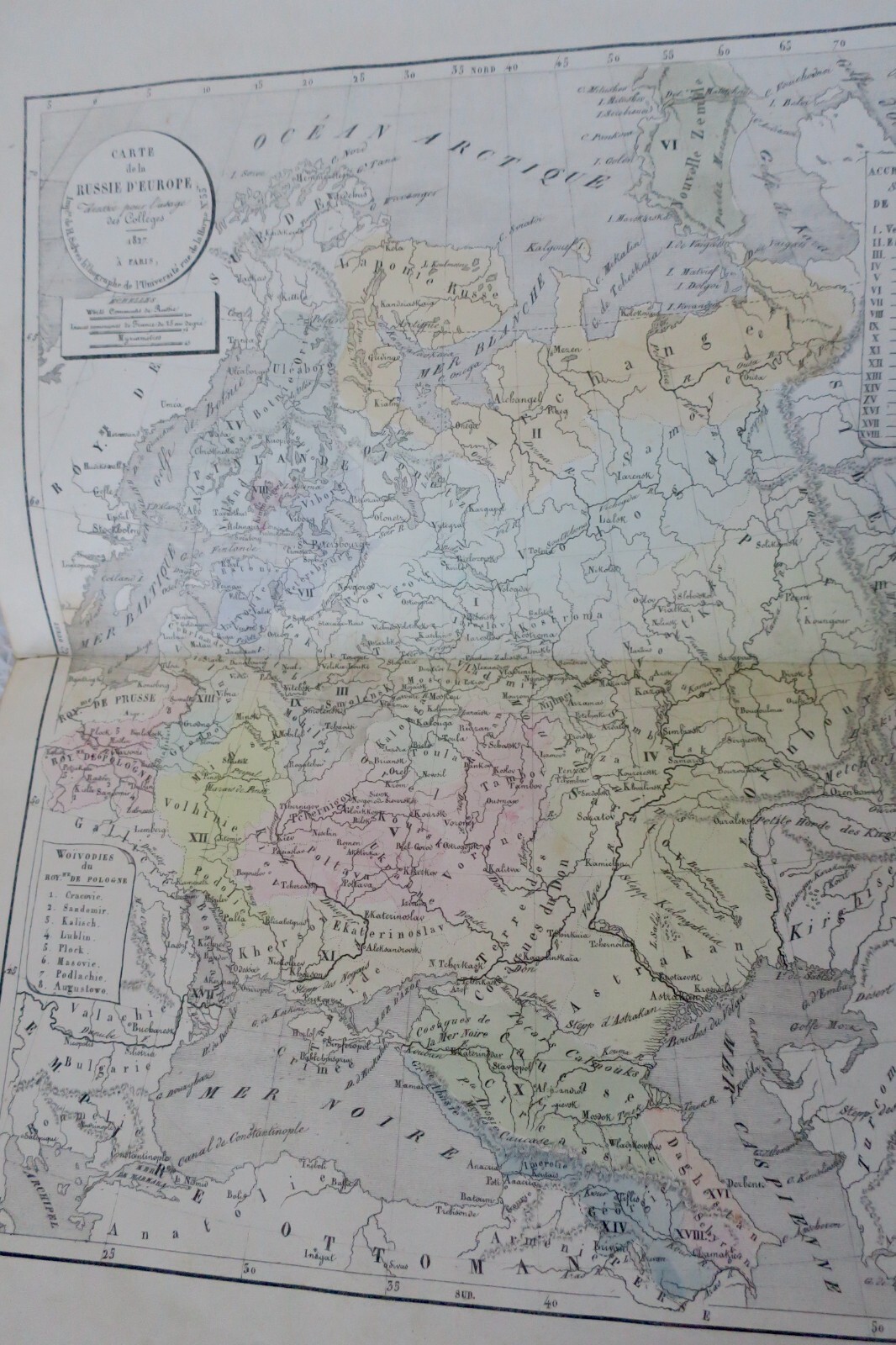 Atlas géographique dressé sous la direction du conseil royal 1826 – Image 3