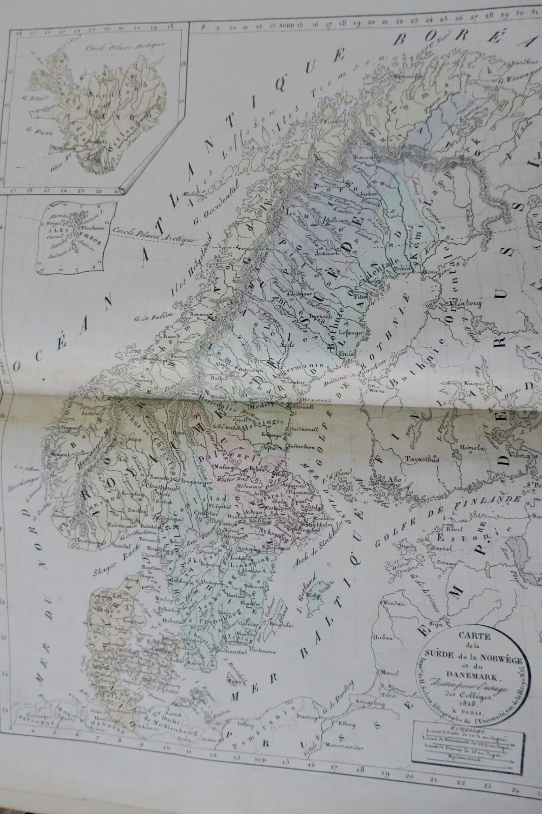 Atlas géographique dressé sous la direction du conseil royal 1826 – Image 4