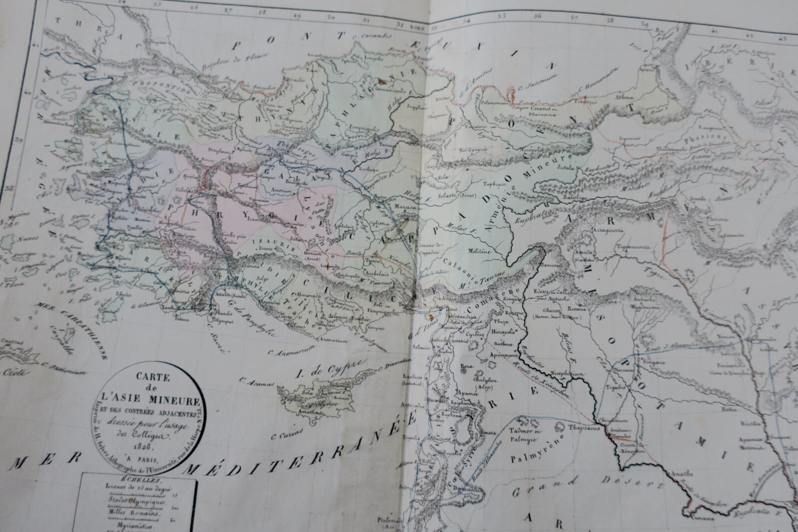 Atlas géographique dressé sous la direction du conseil royal 1826 – Image 9