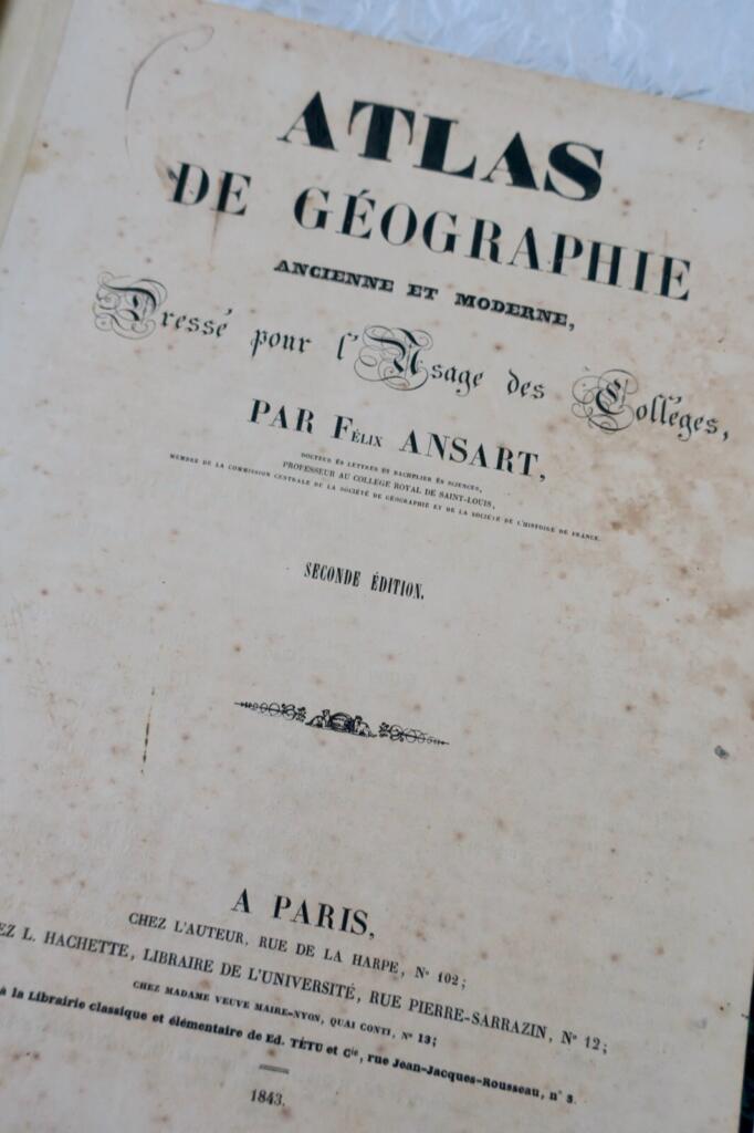 Atlas Histórico .. Mapas Antiguos Para El Uso De Los Colegios 1843