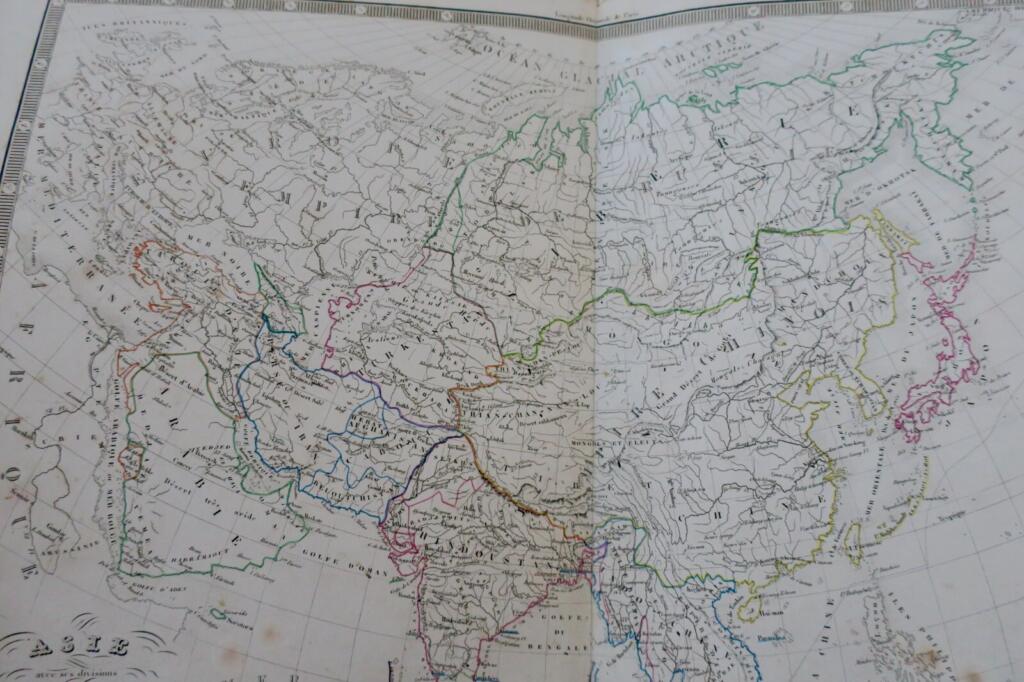 Atlas Historique ..cartes anciennes pour l’usage des collèges 1843