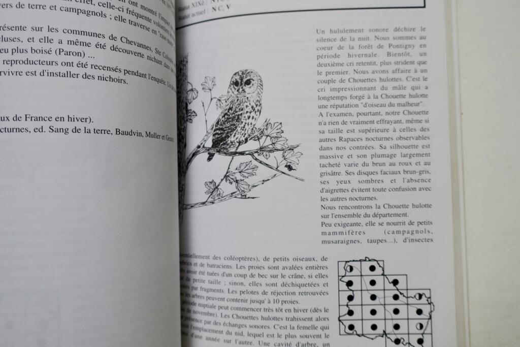 Atlas Of Breeding Birds Of Yonne (1979-1992).