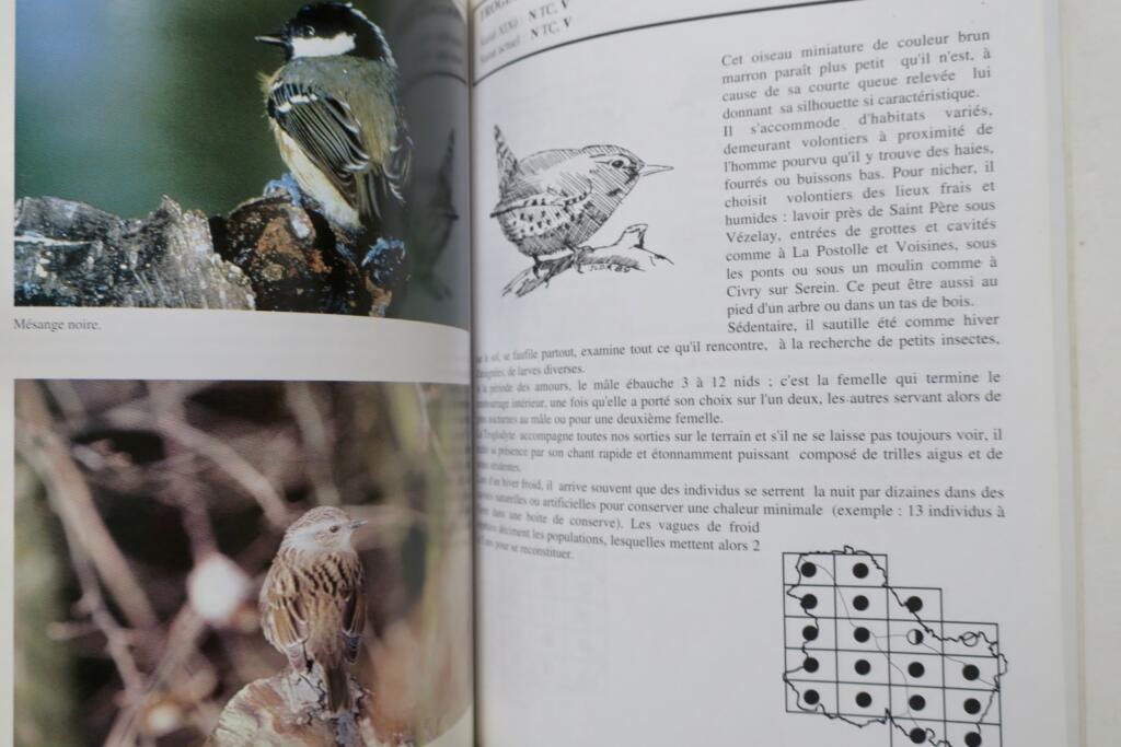 Atlas Of Breeding Birds Of Yonne (1979-1992).
