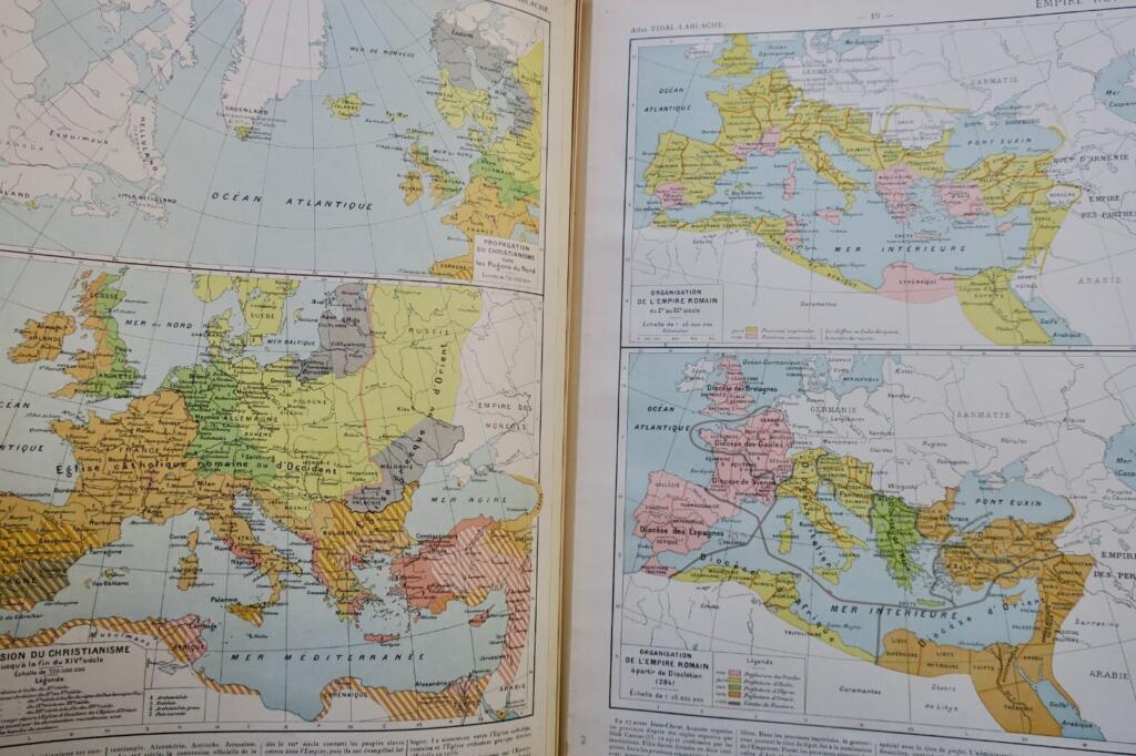 Atlas VIDAL-LABLACHE Atlas général 1916