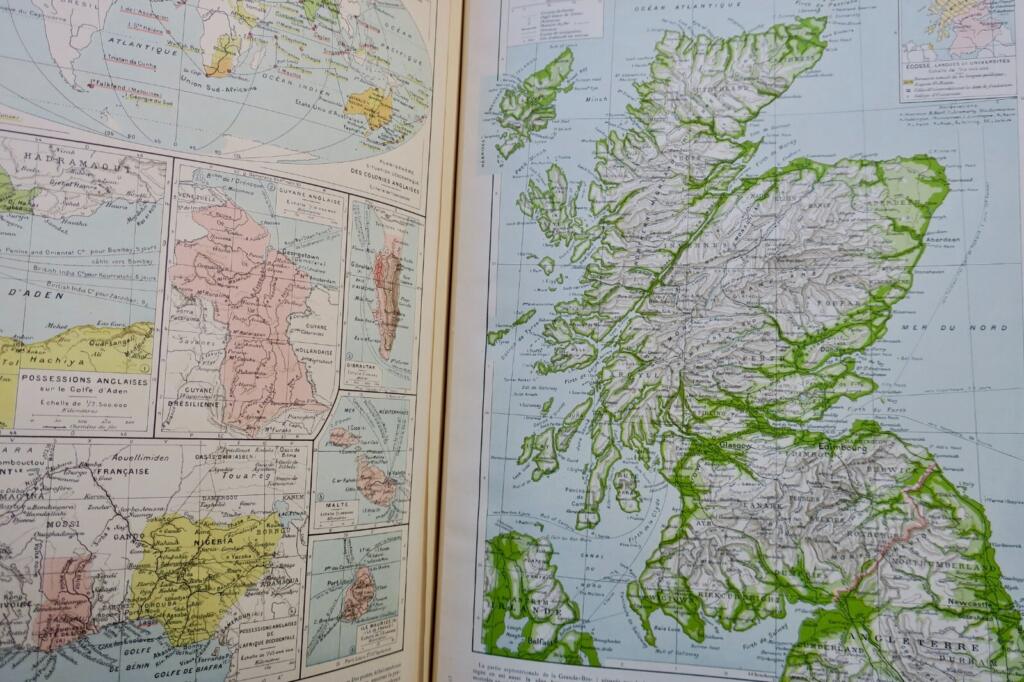 Atlas VIDAL-LABLACHE Atlas général 1916