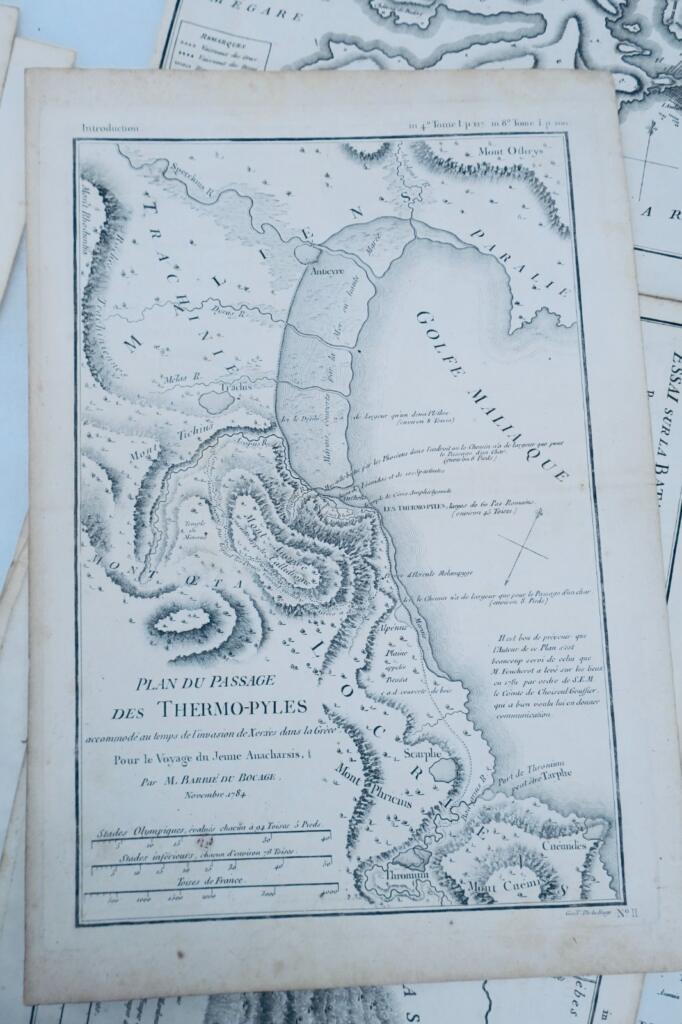 ATLAS Voyage du Jeune Anacharsis en Grèce 1789