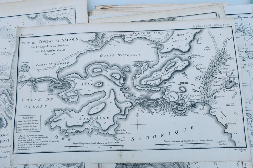 ATLAS Voyage du Jeune Anacharsis en Grèce 1789
