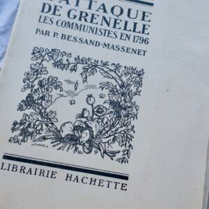 ATTAQUE DE GRENELLE LES COMMUNISTES EN 1796