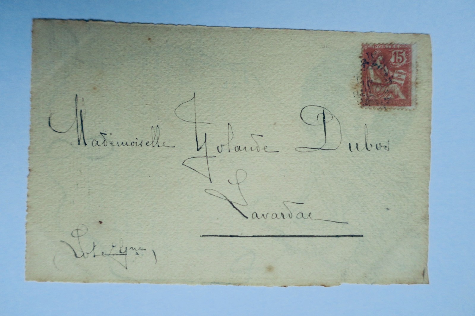 Aube poème carte-postale dessinée à la plume - La Librairie Antique