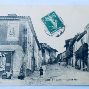 Aubiet Grand'rue GERS 1908 épicerie