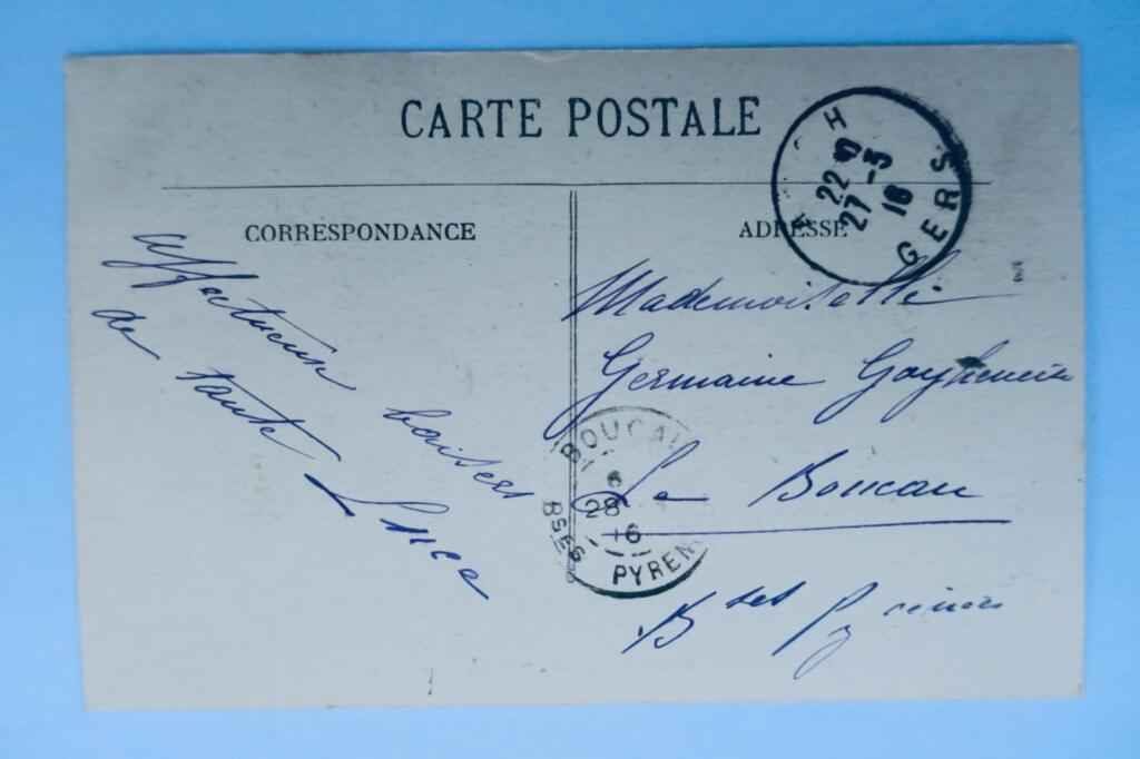 1916 Spaziergang auf den Allées d'Etigny