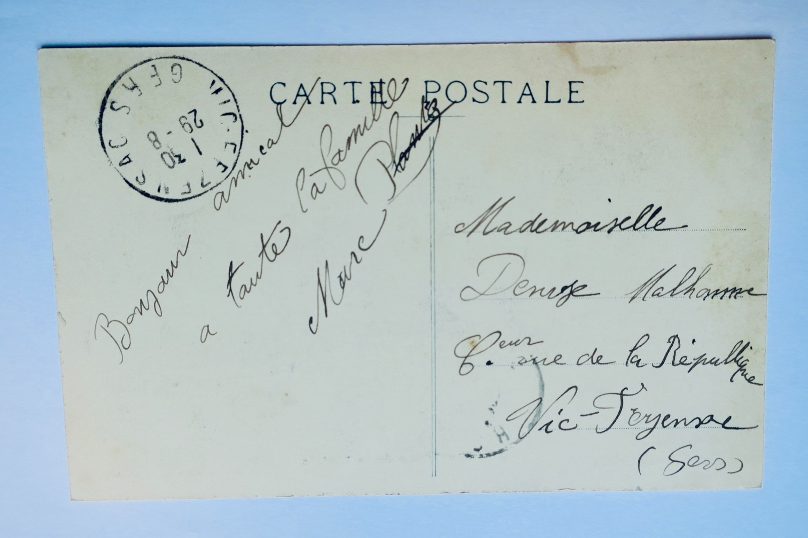 Auch place de la Mairie 1908 Gers 32 - La Librairie Antique